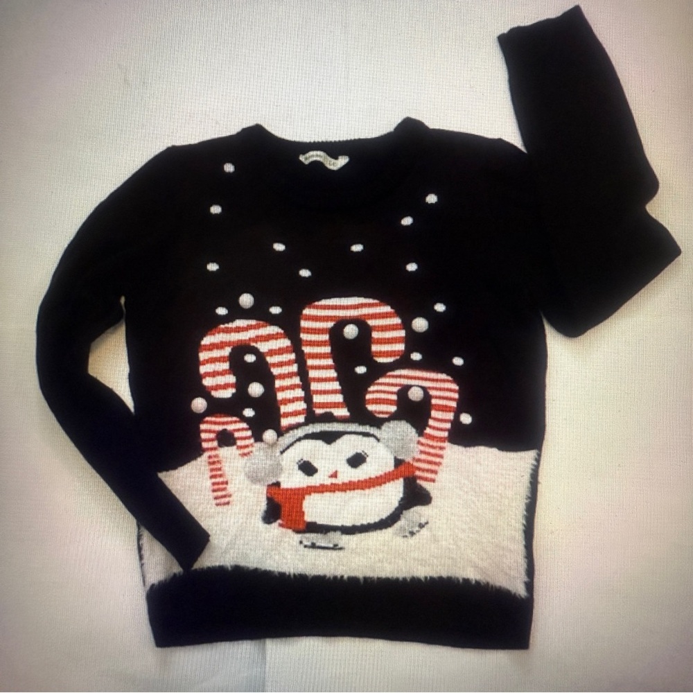 Bluenotes Womens Festive Holiday Christmas Sweater Size L